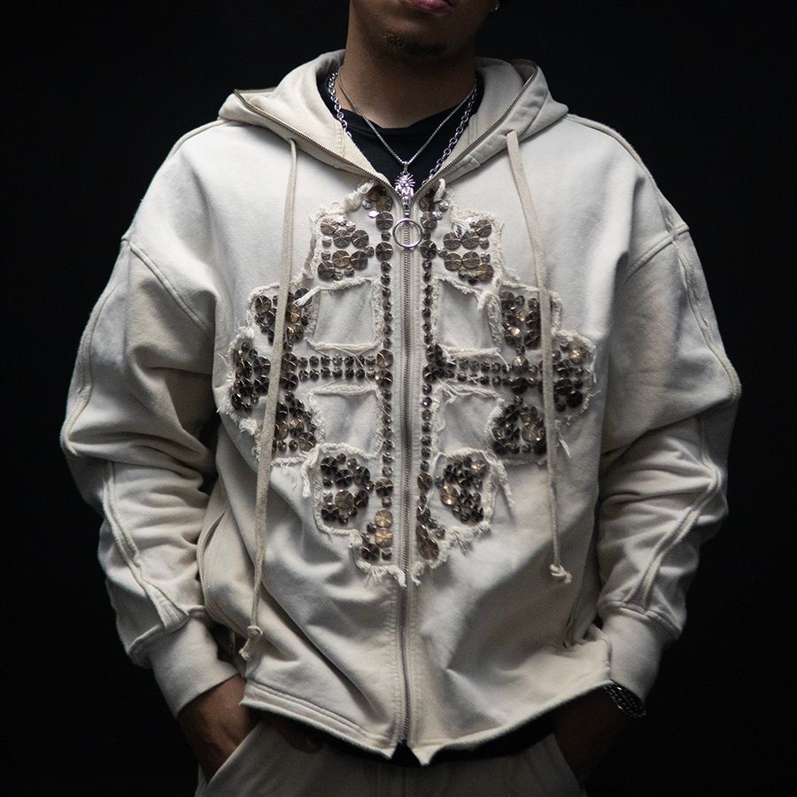 HUDSON Knight Full Zip Hoody 622-Sail