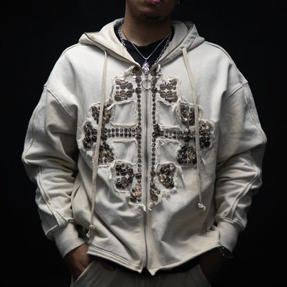 HUDSON Knight Full Zip Hoody 622-Sail