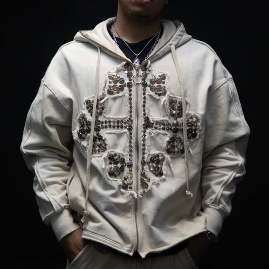 HUDSON Knight Full Zip Hoody 622-Sail