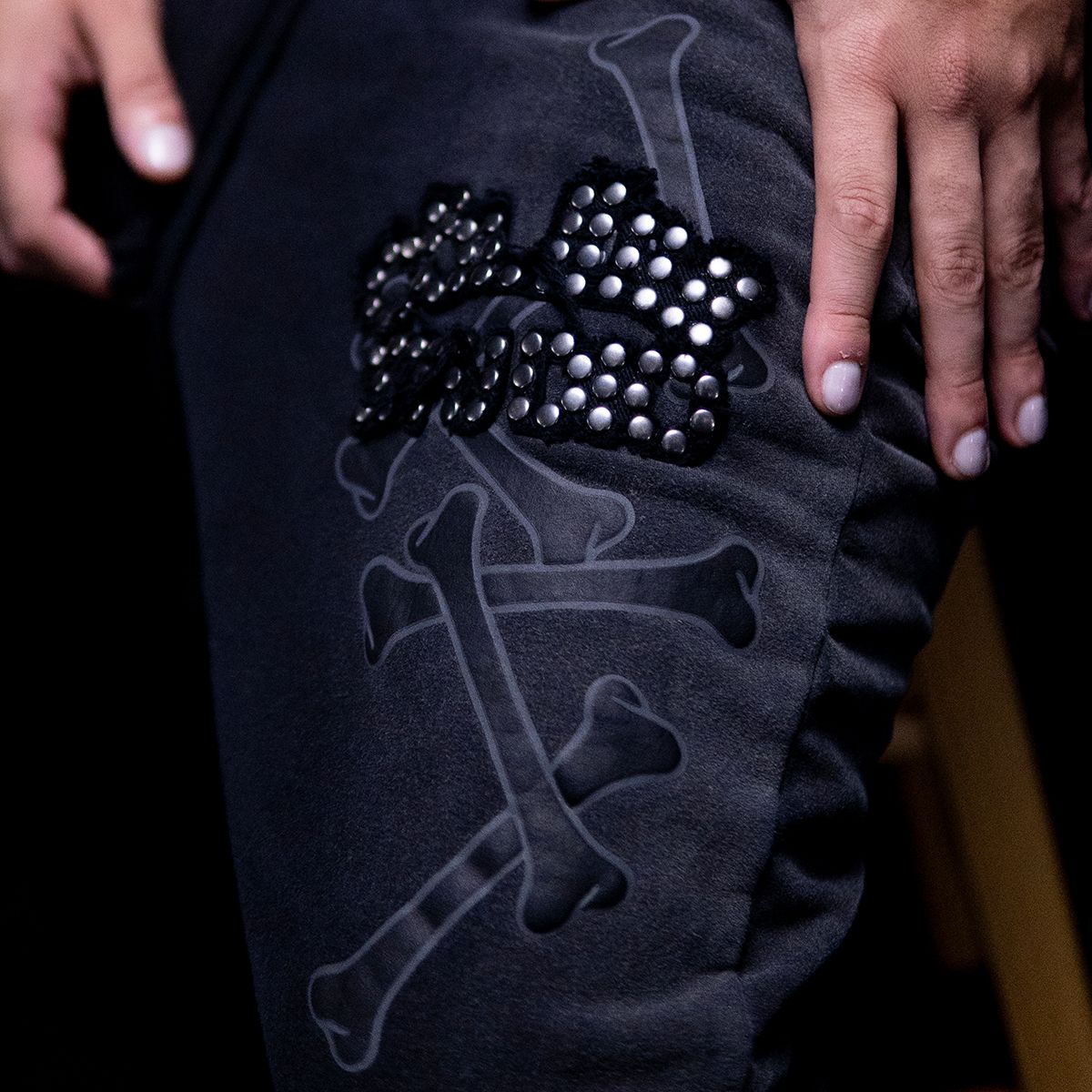 HUDSON Colere Bones Flair Jogger Black 620-BLACK