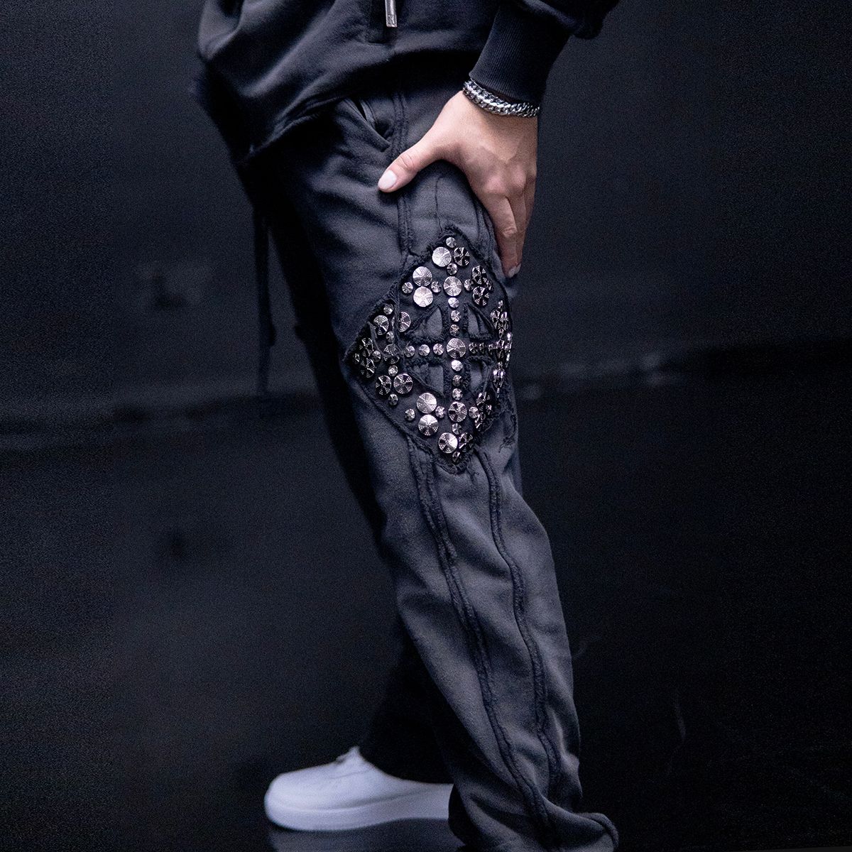 HUDSON Knight Fleece Jogger 623-Black