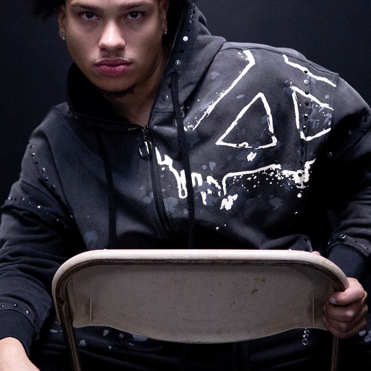 HUDSON PEACE ZIP UP HOODY (635)