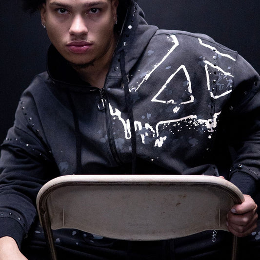 HUDSON PEACE ZIP UP HOODY (635)