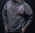 HUDSON DREAMSTATE STAR STUDS FLEECE OVERSIZED HOODY (607)