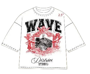 MR WAVE PICASSO (WHITE) T SHIRT