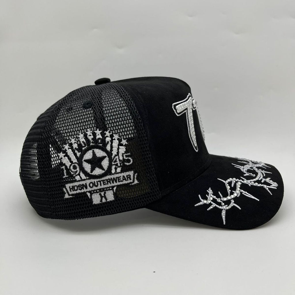 HUDSON V2 DIAMOND 777 SUEDE TRUCKER (CD0360) BLK/WHT