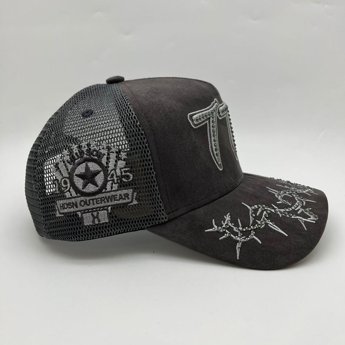 HUDSON V2 DIAMOND 777 SUEDE TRUCKER (CD0361) GREY