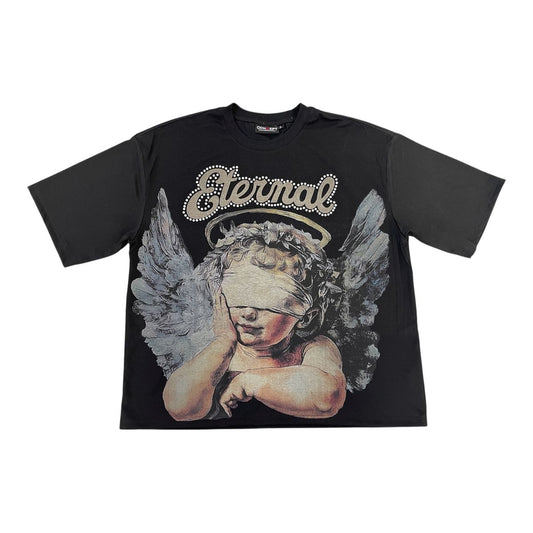 Concept "Eternal" Boxy Tee- Blk (CONT_23 (2))
