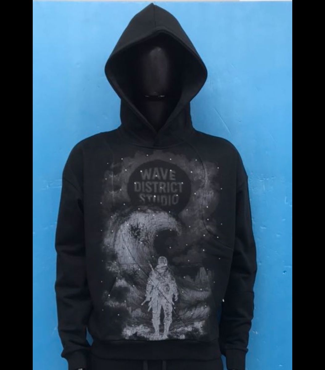 MR WAVE WDS Pursuit CUT AND SEW (black) Hoodie (WDS-9H004A)