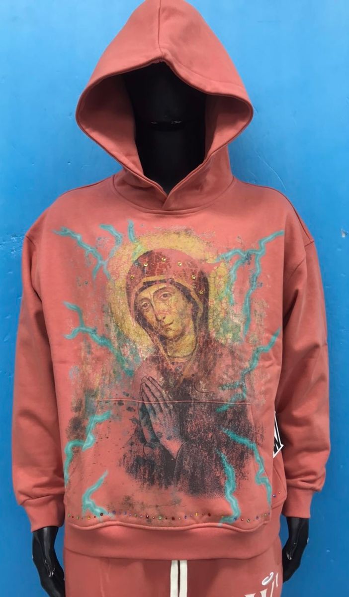 MR WAVE WDS BLESSED (SALMON) HOODIE (WDS-9H002A)