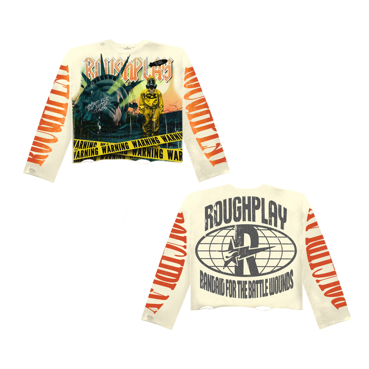 RoughPlay Warning long sleeve (CREAM)