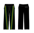 MR WAVE CREW DISTRICT (BLK/GRN) SLIM STRAIGHT PANTS