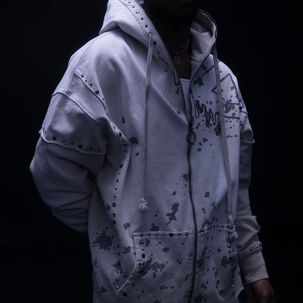 HUDSON PEACE ZIP UP HOODY (635)