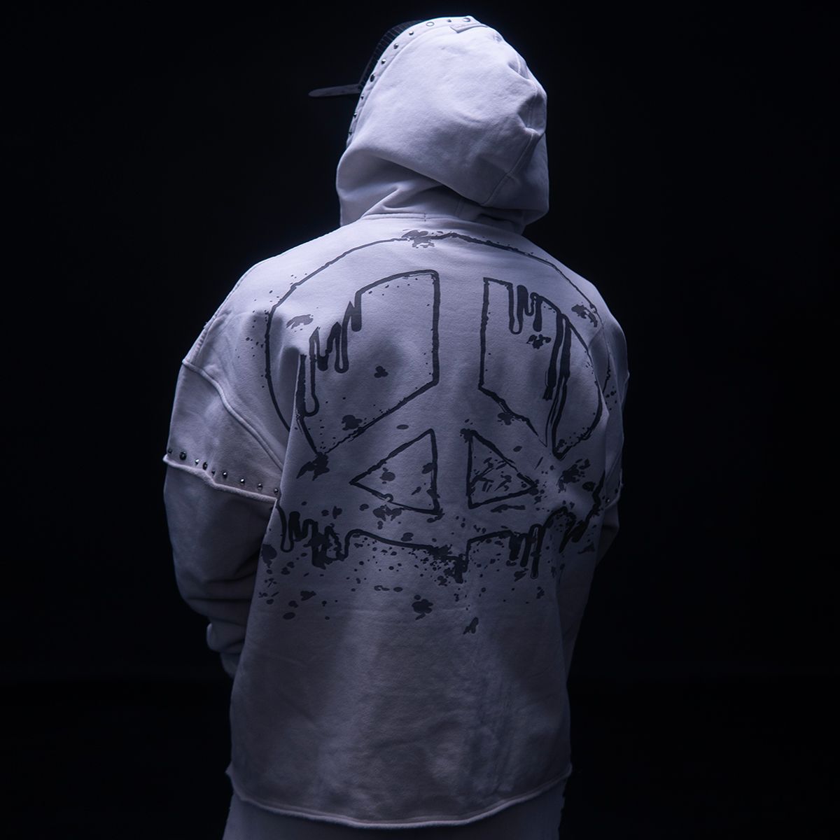 HUDSON PEACE ZIP UP HOODY (635)