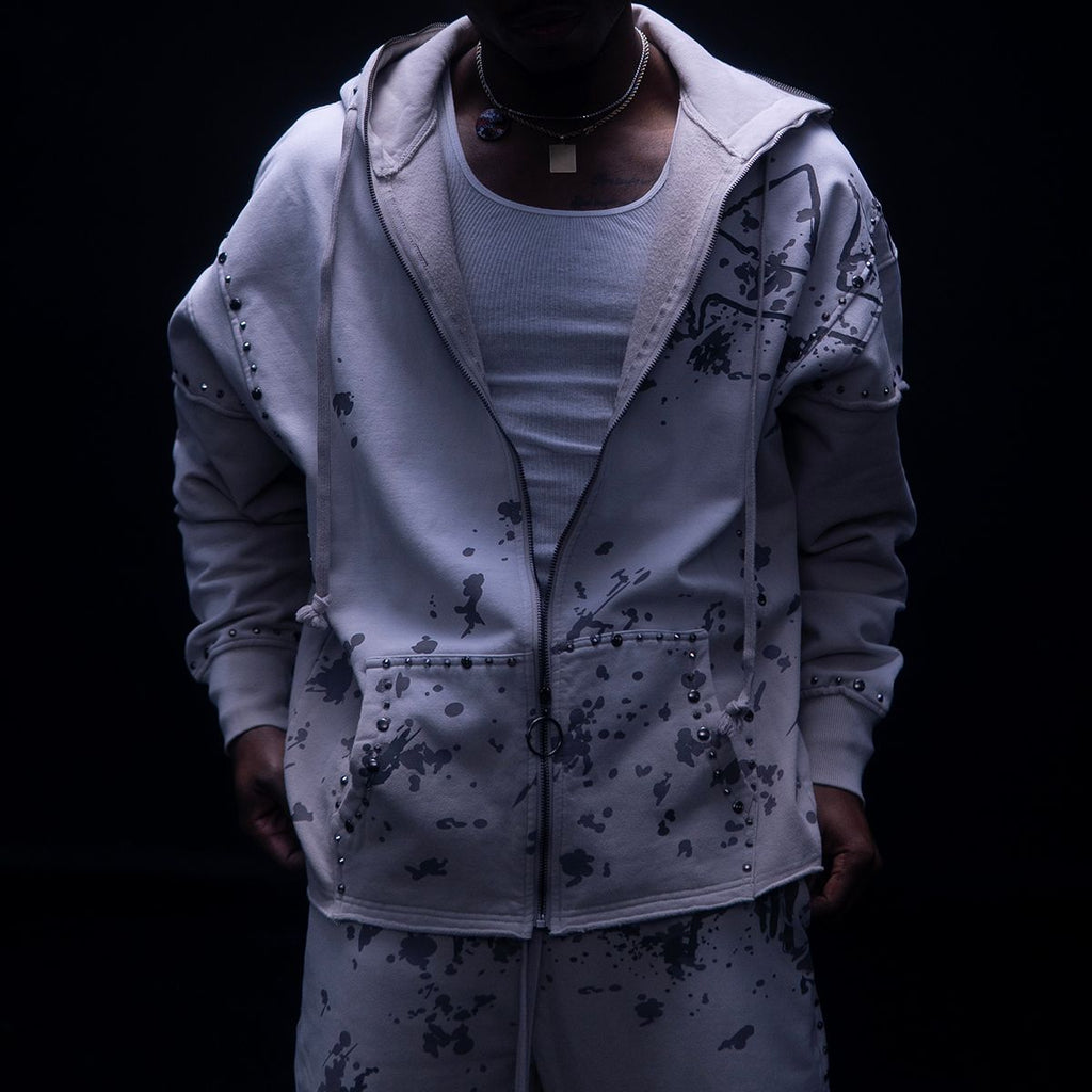 HUDSON PEACE ZIP UP HOODY (635)