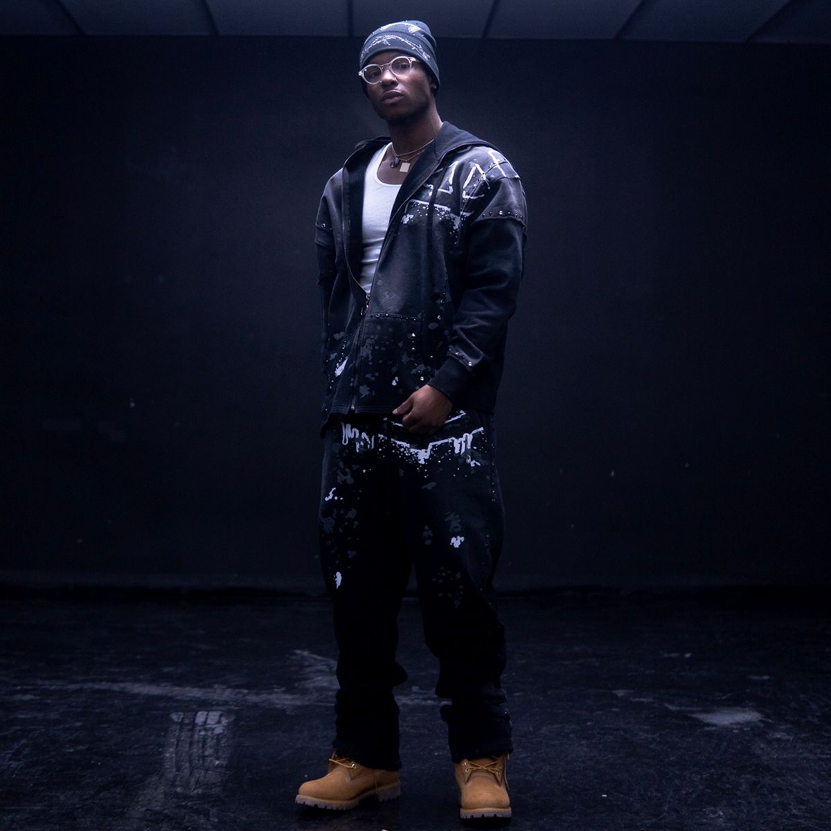 HUDSON PEACE ZIP UP HOODY (635)