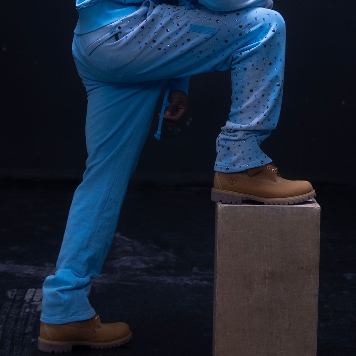 HUDSON STONES STUDS JOGGER (638)