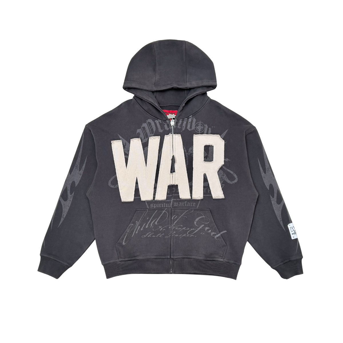 Wrathboy Hard to kill hoodie (WB05-618-BLK)