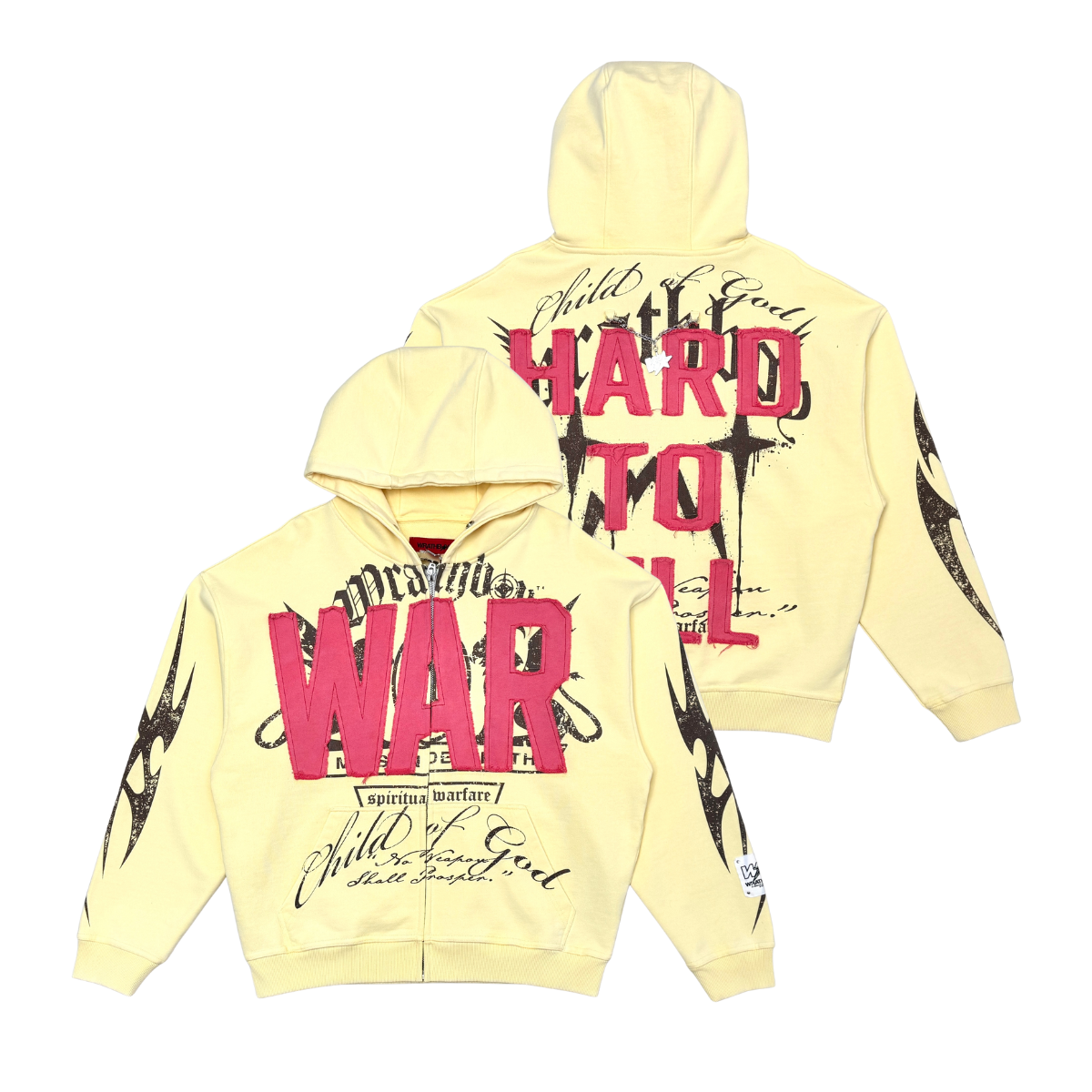 Wrathboy Hard to kill hoodie (WB05-618-LYW)
