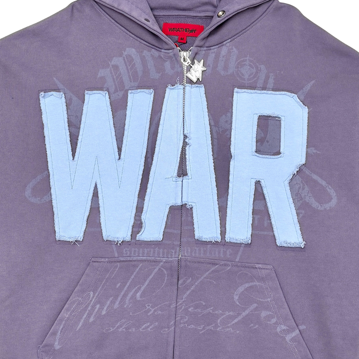 Wrathboy Hard to kill hoodie (WB05-618-PUR)