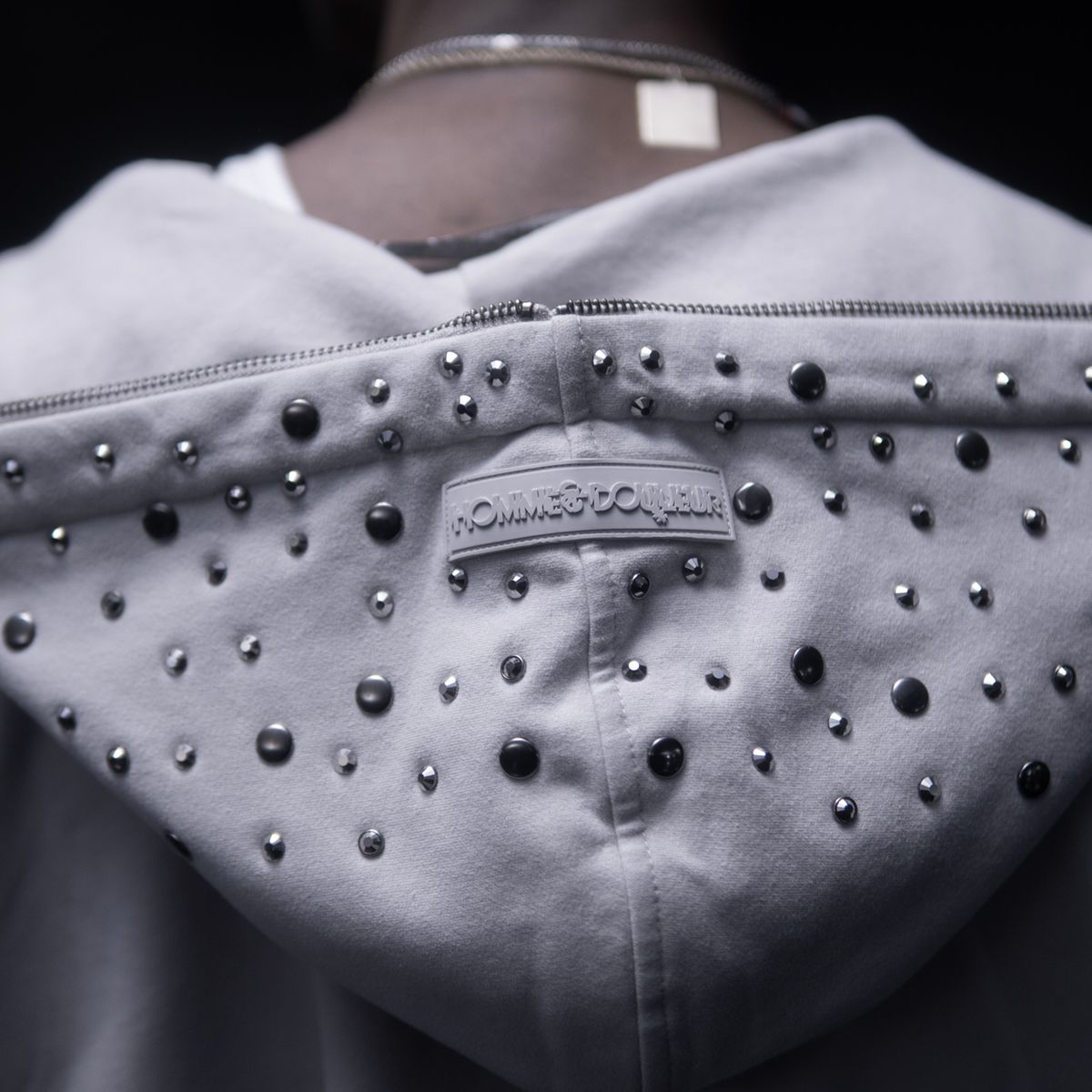 HUDSON STONES STUDS HOODY (637)