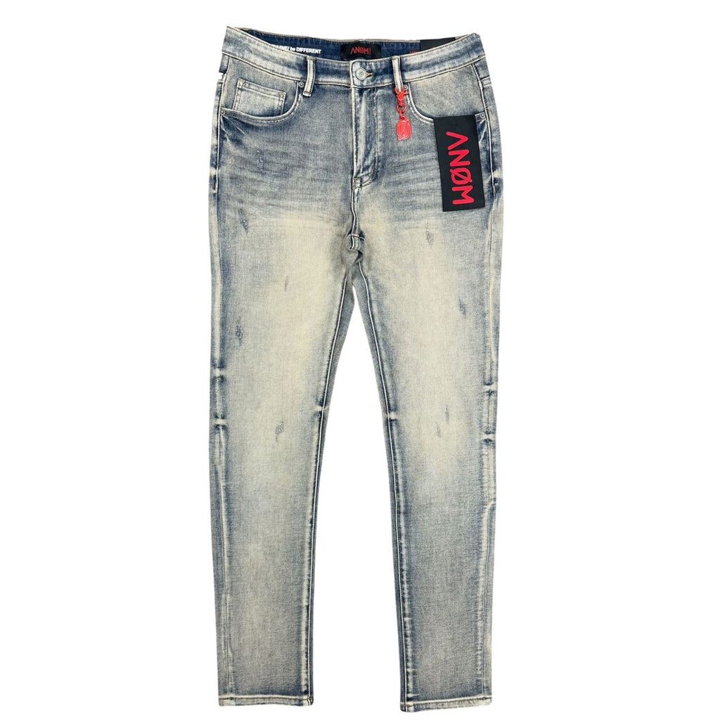 ANOM 360 SKINNY (ANOM-SK-01) - MID BLUE WASH