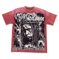 VTILTED "DAMAGE" TEE (VB-31) BERRY