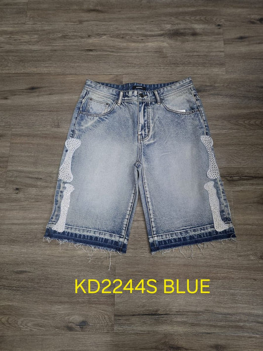 KINDRED PREMIUM SKELETON RHINESTONE SHORT (KD2244S)