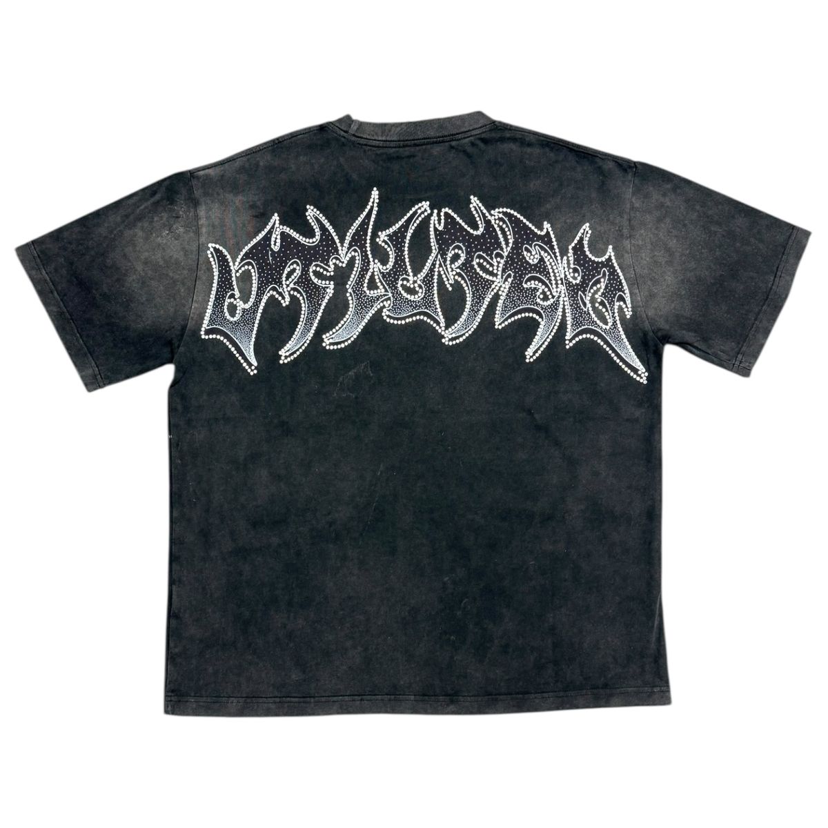 VTILTED "BLINDED" TEE (VB-03) BLACK WASH