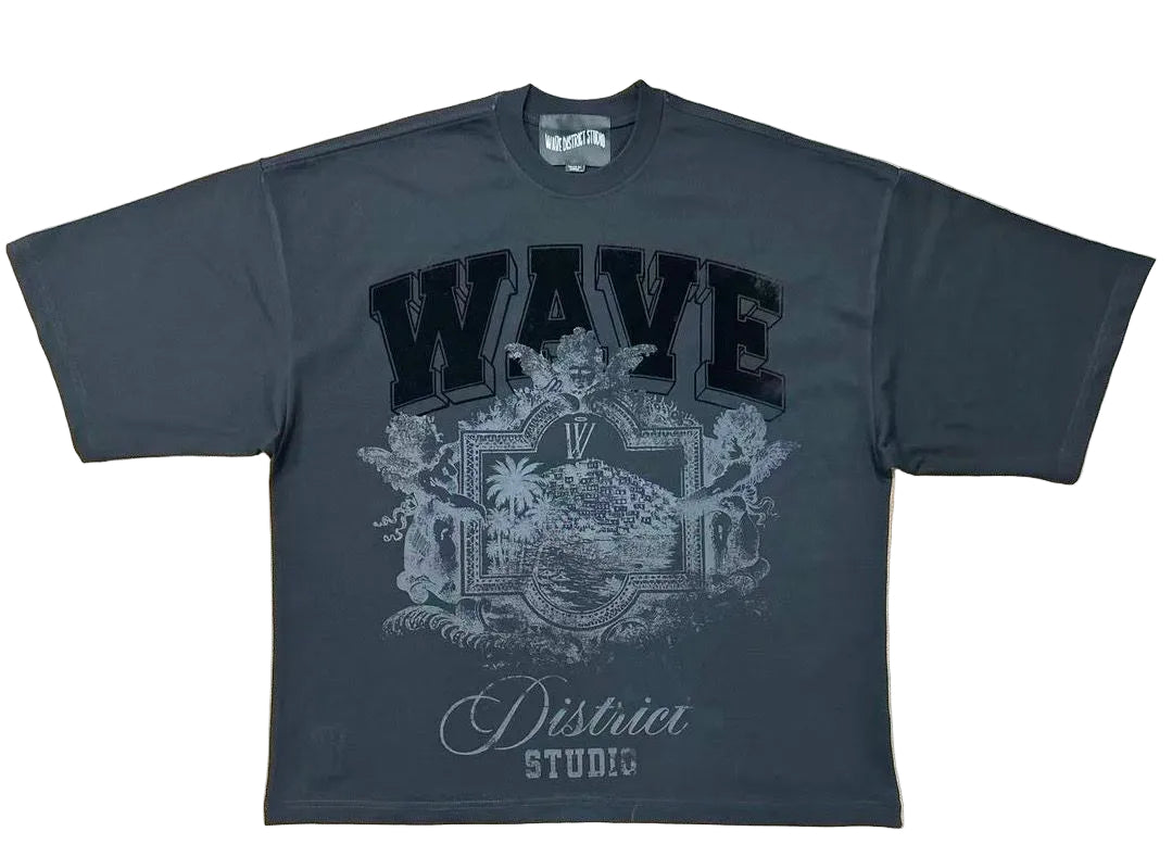 MR WAVE PICASSO (BLACK) T SHIRT