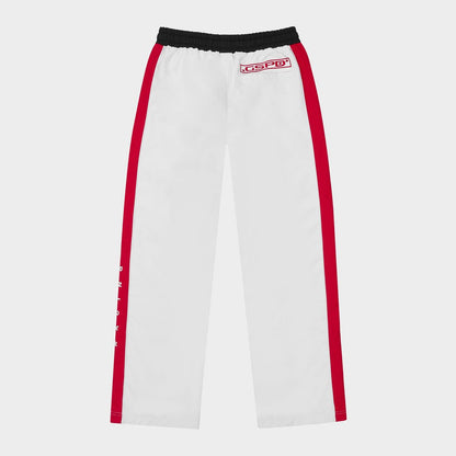GodSpeed GRC TrackPants (White/Blk/Red)
