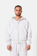 Sixth June heavy coton zipup hoodie 25910-GREY