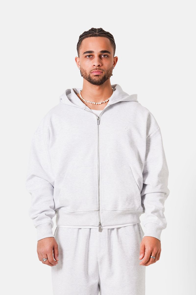 Sixth June heavy coton zipup hoodie 25910-GREY
