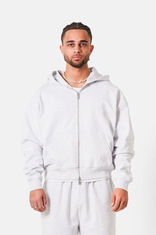Sixth June heavy coton zipup hoodie 25910-GREY