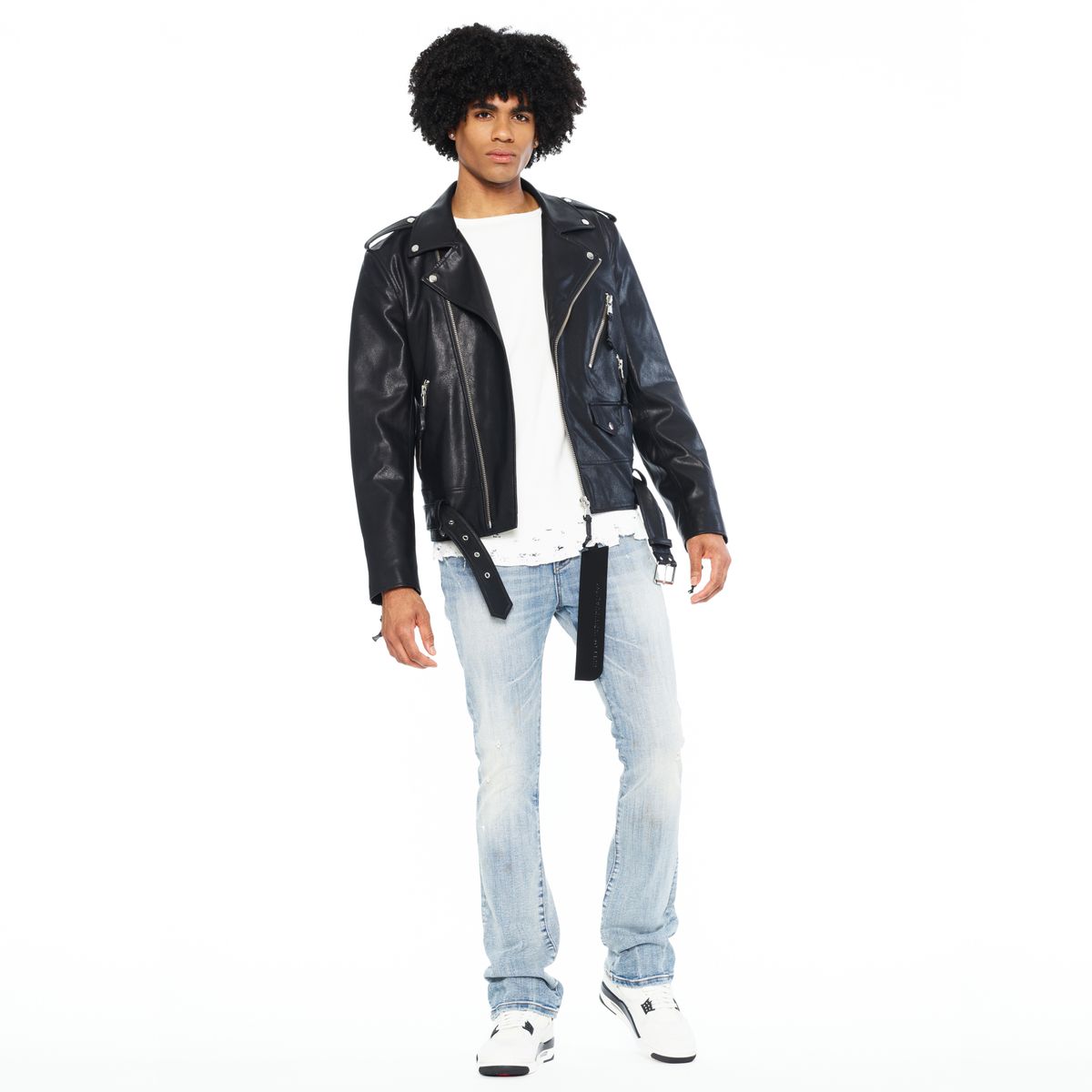 CULT CLASSIC VEGAN LEATHER MOTO (626BC-JL100A)