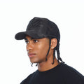 CULT MESH BACK TRUCKER CURVED VISOR " CAMO CRYSTAL SCRIPT "