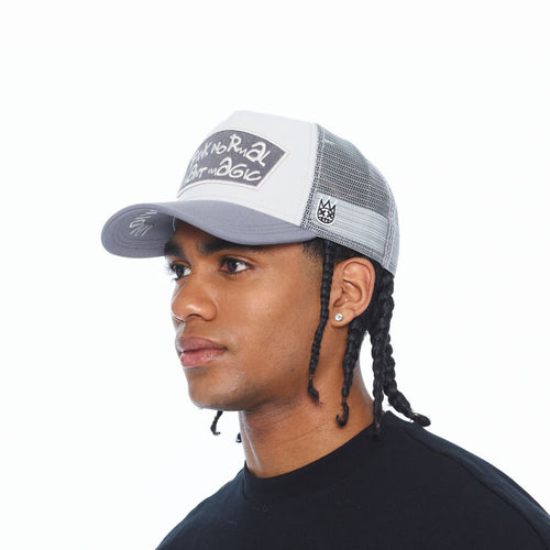 CULT MESH BACK TRUCKER CURVED VISOR " FXXK NORMAL , I WANT MAGIC " (626BC-CH67A)