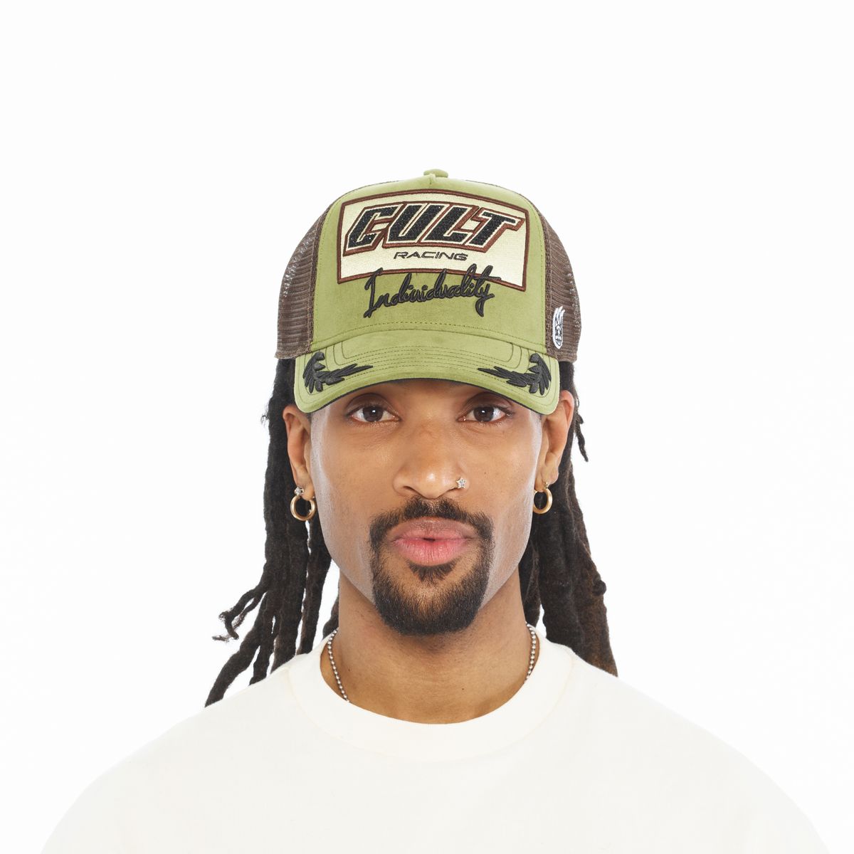 CULT MESH BACK TRUCKER CURVED VISOR " CULT RACING " (626BC-CH54A)