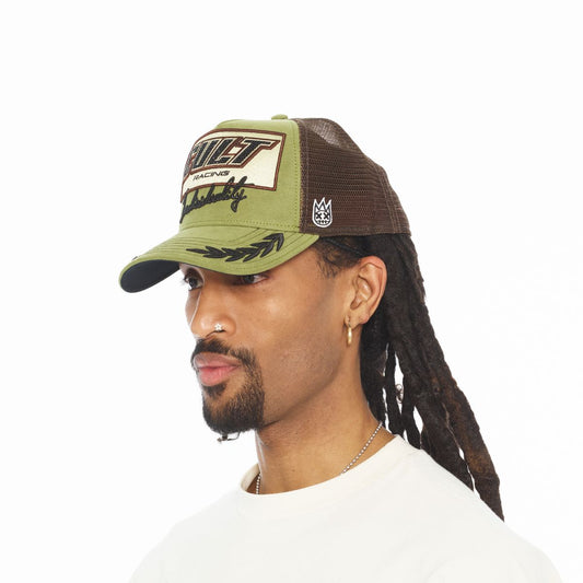 CULT MESH BACK TRUCKER CURVED VISOR " CULT RACING " (626BC-CH54A)