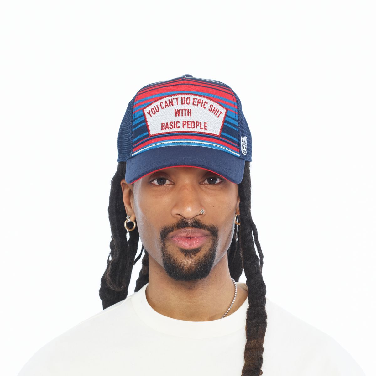 CULTMESH BACK TRUCKER CURVED VISOR " CANT DO EPIC SHIT" (626BC-CH45A)