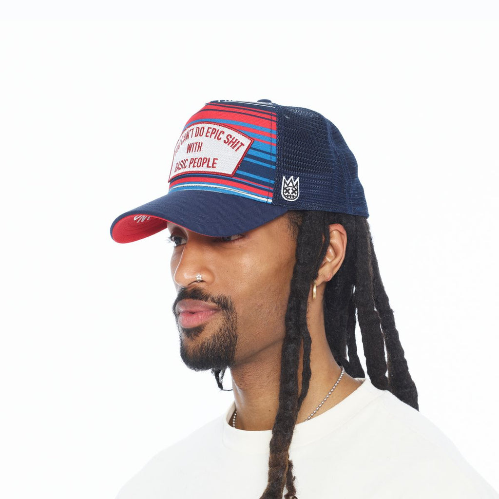 CULTMESH BACK TRUCKER CURVED VISOR " CANT DO EPIC SHIT" (626BC-CH45A)