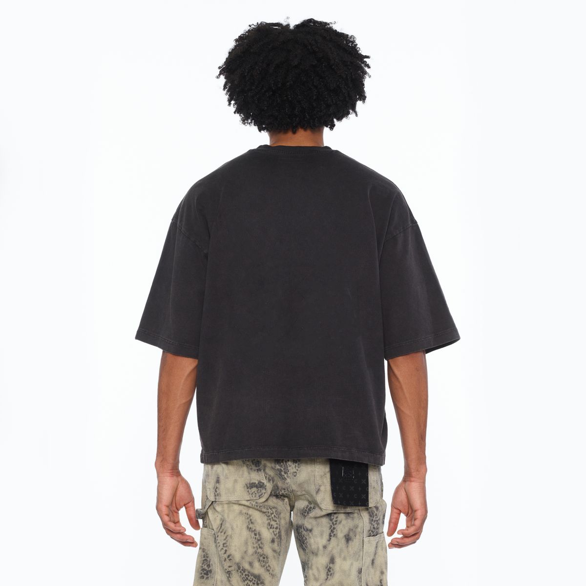 CULT BOXY OVERSIZED FIT 260 GRAMS COTTON JERSEY SHORT SLEEVE CREW NECK TEE" FREEDOM" NEW LIGHT WEIGHT TEE