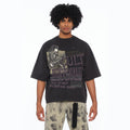 CULT BOXY OVERSIZED FIT 260 GRAMS COTTON JERSEY SHORT SLEEVE CREW NECK TEE" FREEDOM" NEW LIGHT WEIGHT TEE