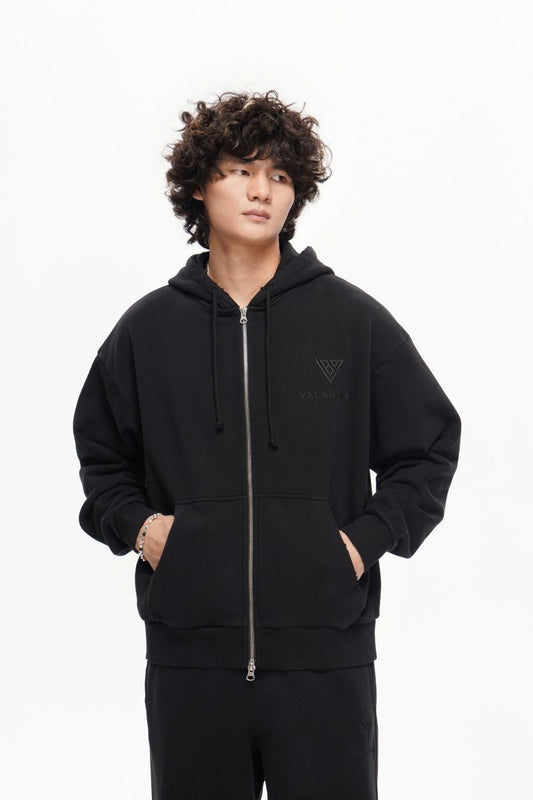 Valabasas Mr Fleece Zip Up - Black