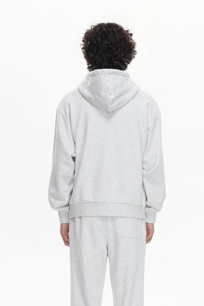 Valabasas Mr Fleece Zip Up - Light Grey
