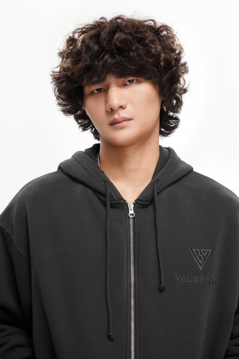 Valabasas Mr Fleece Zip Up - Grey