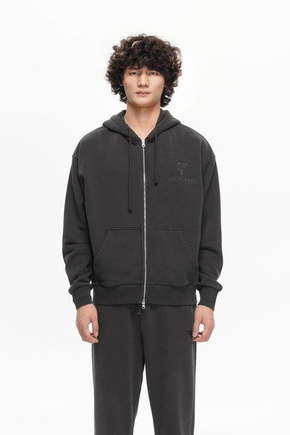 Valabasas Mr Fleece Zip Up - Grey
