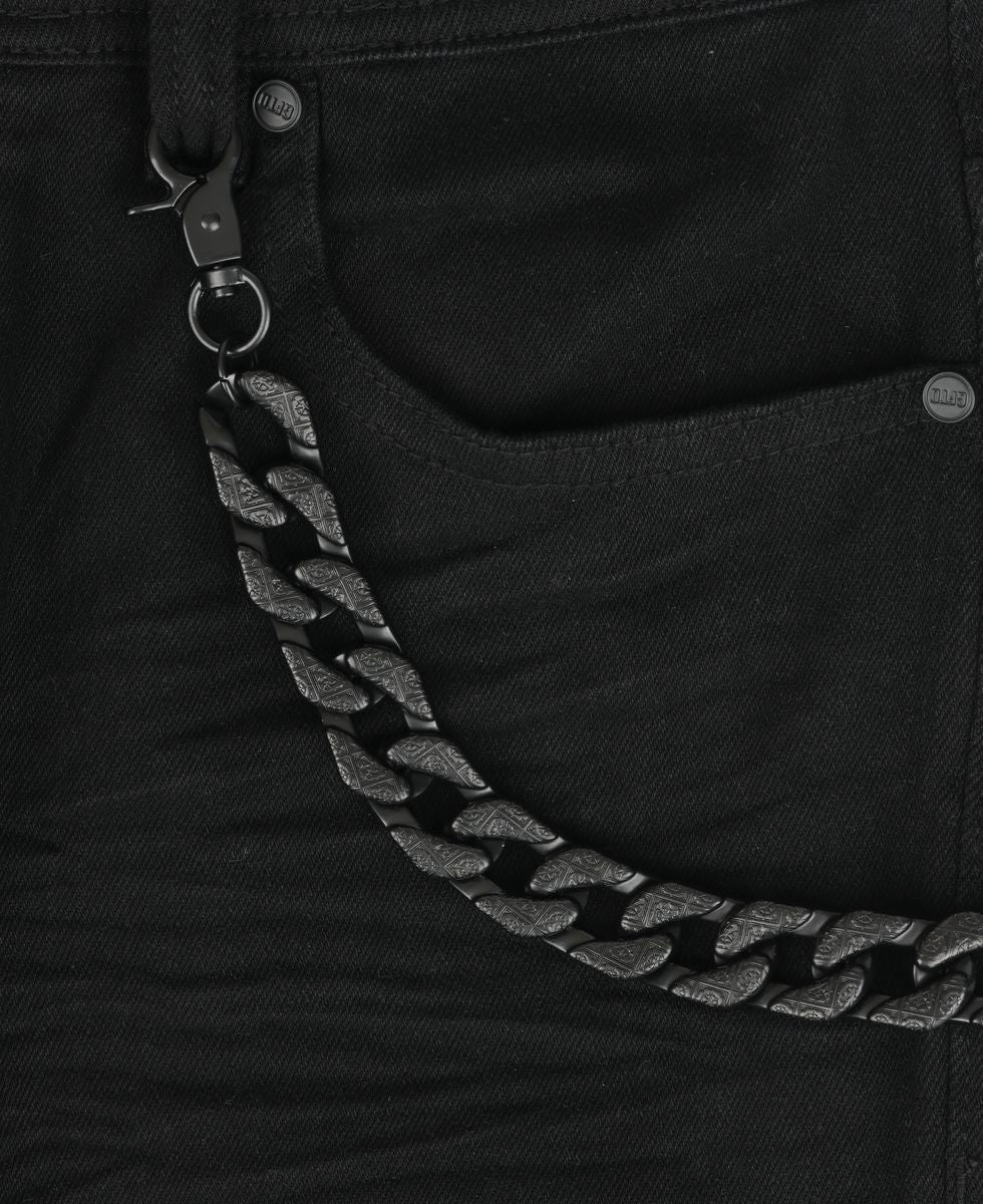 GFTD LA DAVID JETT BLK SKINNY DENIM