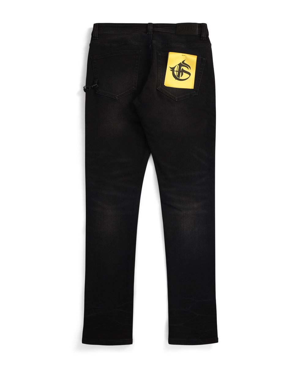 GFTD LA 'ONIX' BLACK DENIM