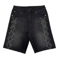 CONCEPT Elliot Black Wash Shorts (CSHORTS_7 (1))